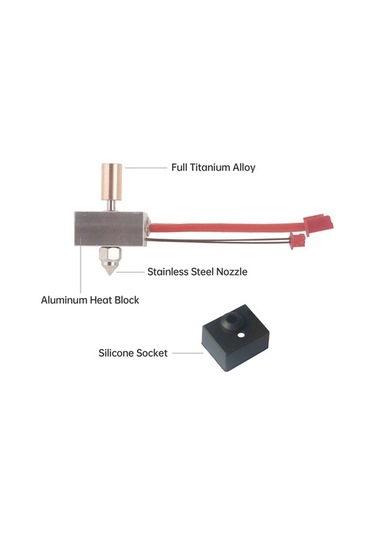 Pazly Yükseltilmiş Hotend Ekstruder Isıtıcı Blok Kiti - Yüksek Performans