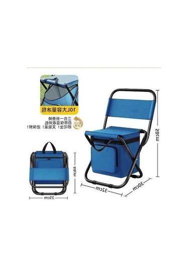 Prestigegoods Portatif Katlanır 6'lü Depolama Alanı Kamp Sandalyesi Mavi, Sanbuyos Listesi Mavi