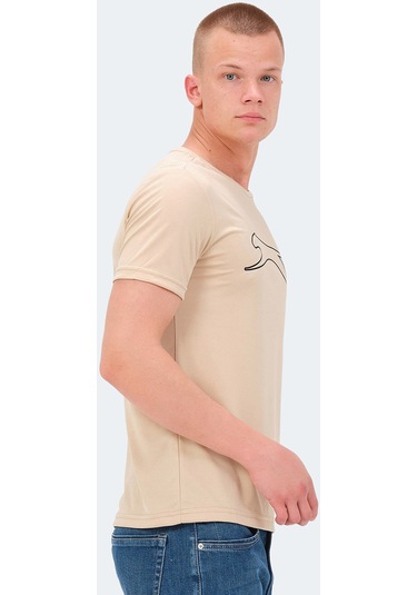 Slazenger NELLE IN Erkek  Bej Tişört