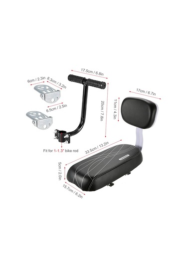 Dinosaurs Çocuk Bisikleti Sırt Minderli Koltuk Takımı Ayak Altın