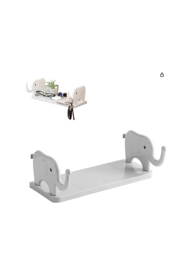 9072607980024drvs - Fil Desenli Yapışkanlı Çok Amaçlı Raf Çok Renkli