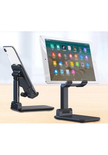 Kenpazar Katlanabilir Masaüstü Telefon Tutucu Stand Siyah