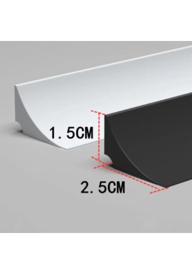 Bosphorusboutique02 Siyah Mutfak Su Bariyeri 100cm Şerit Tutucu Dayanıklı Siyah