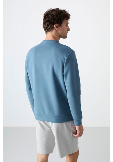 Tommy Life Orman Yeşili Basic O Yaka Rahat Form Erkek Sweatshirt - 88053 Yeşil