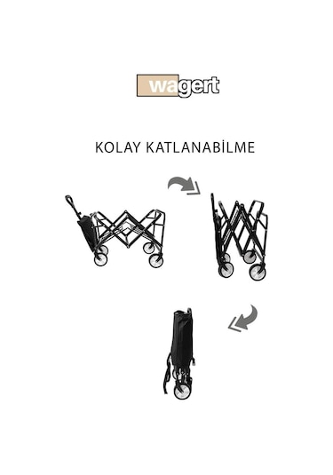 Küçük Boy Çok Amaçlı Katlanır Kamp Piknik Tatil Sahil El Arabası Vd35