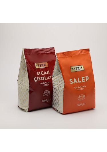 Fiero Sahlep 1 KG + Fiero Sıcak Çikolata 1 KG