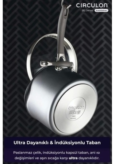 Circulon 18 Cm Kapaklı Sos Tenceresi Çok Renkli