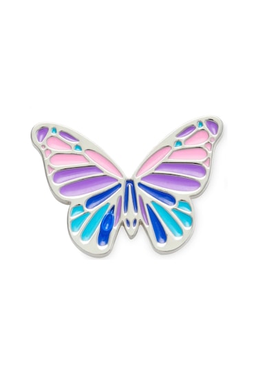 Crocs Multi Purple Butterfly Jibbitz Metal Charm 10011089