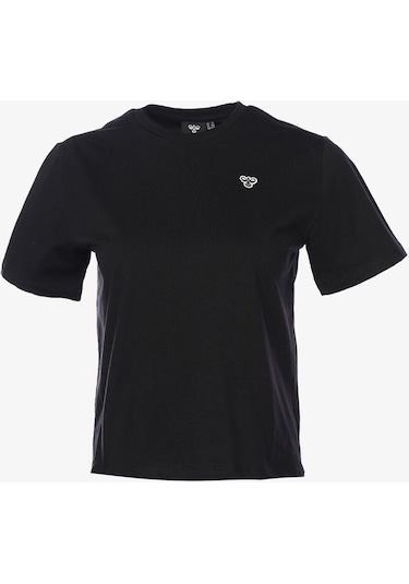 Hummel Hmlt-ic İcona Regular Kadın Siyah T-shirt 911867-2001 Siyah