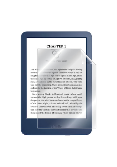 Amazon Kindle Touch 6” e-Kitap Okuyucu (2022) uyumlu Görünmez IPG Ekran Koruyucu