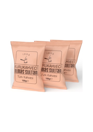 Kurukahveci Elmas Sultan Türk Kahvesi 3'lü Paket 300 G