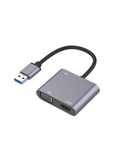 Sones Usb-c / Type-c 3.0 - Hdmı / Vga Dönüştürücü