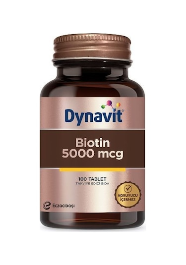 Dynavit Biotin 5000 Mcg 100 Tablet