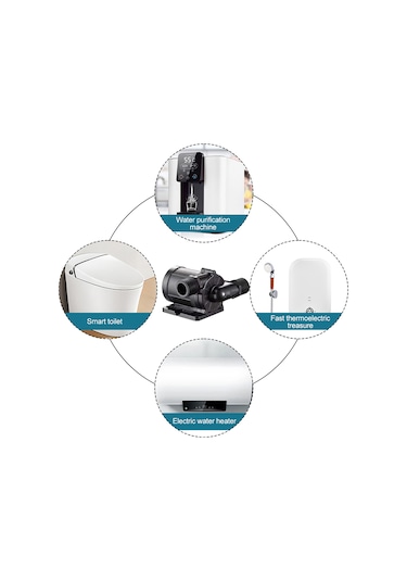 Fosenze 12v Dc 30w Basınç Pompası, 700l/h Akış, 12m Yükseklik, Ip68 Koruma, Çok Amaçlı Kullanım