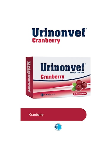 Urinonvef Cranberry 30 Kapsül