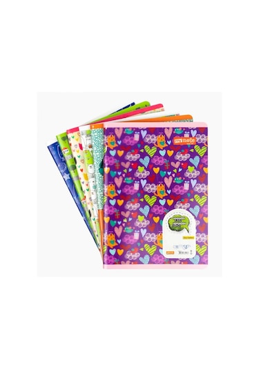 Mynote Text Up Defter Desenli Pp Kapak 40Yp Kareli A5