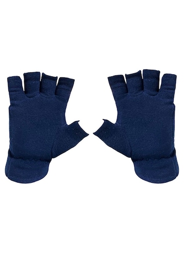 Jandarma Asayiş Lacivert Yün Bere Polar Boyunluk Kesik Eldivenset Lacivert