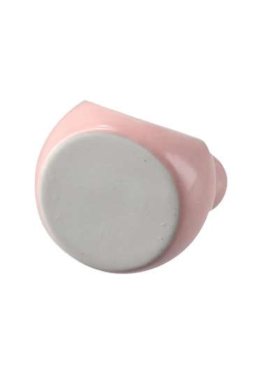 Maiyame Küçük Evcil Hayvanlar İçin Seramik Soğutucu Yuva - Kıskaçlar İçin Yazlık Buzlu Yatak - Pembe 8.1x6.5x5.2cm