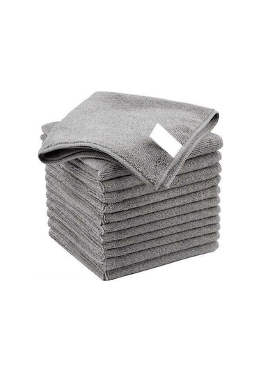 Tongxida 12 Adet Mikrofiber Bezi, Süper Emici, Kırılmaz, Mutfak/ev/araba Temizliği İçin Yumuşak Temizlik Bezi