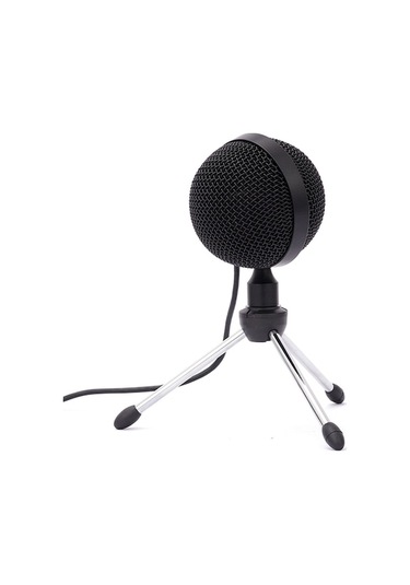 Masaüstü Usb Kondansatör Mikrofon Seti - Tüm Yönlü 360 Ses Alımı, Bilgisayar Toplantıları İçin, Plug & Play, Siyah