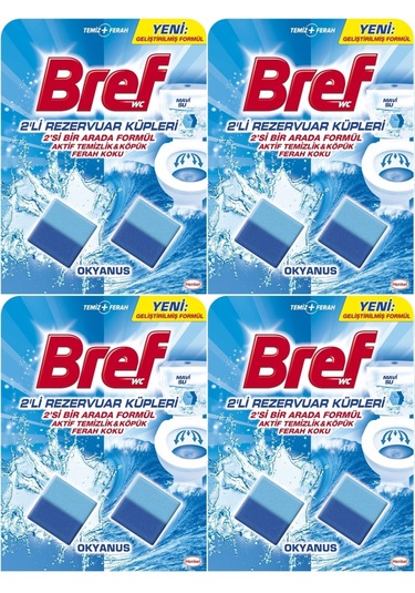 Bref Koku Giderici Jel Küpü - Okyanus 8 Li Set 4pk 2