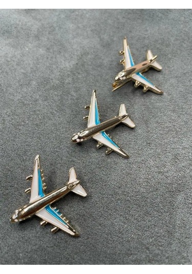 Remove Metal Broş Uçak Havacılık 158261441 Yeşil
