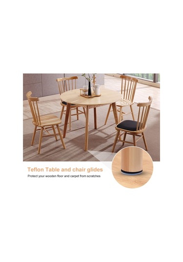 Çivili Premium Sandalye Ayakları - Mobilyalar İçin Çizilmez - 24'lü Paket - Sandalye Ayak Koruyucuları - Zemin Koruyucuları - 24'lü Paket - 2 Diğer