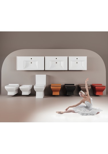 Seramiksan Silva A041040H Kanallı Asma Klozet + Yavaş Kapak