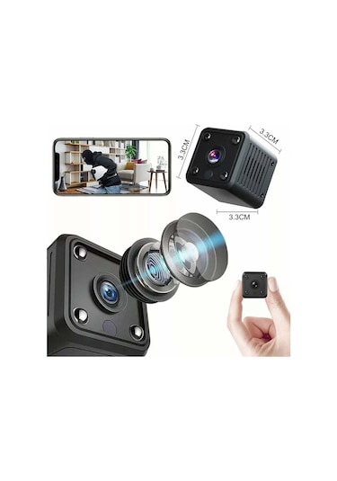 Youtek 1080p Mini Gizli Güvenlik Kamerası - Hareket Algılama, Gece Görüşü Ve Dairesel Kayıt Özellikli Wifi Spionage Kameralı