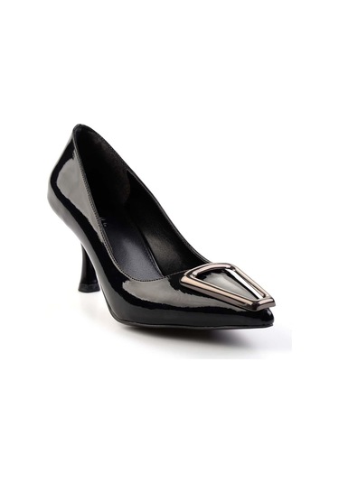 Siyah Kadın Klasik Topuklu Ayakkabı K01792300008 Siyah