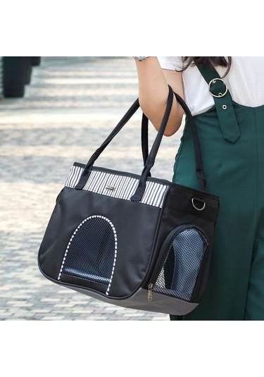 Novahub Mg-861 Dodopet Outdoor Pet Çantası 600d Polyester Siyah - Beden L Siyah Siyah