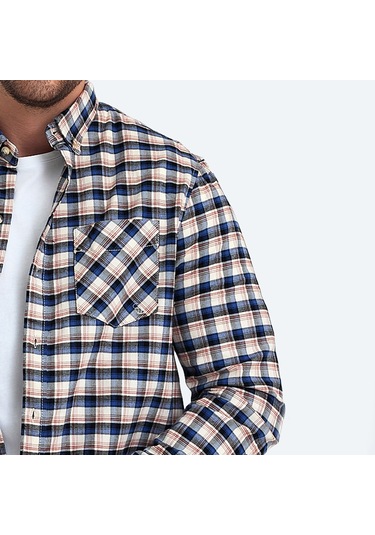 The Crow MANCHESTER Erkek  Lacivert Gömlek