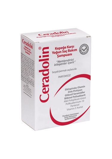 Ceradolin Kepeğe Karşı Etkili Yoğun Saç Bakım Şampuanı 150 ML