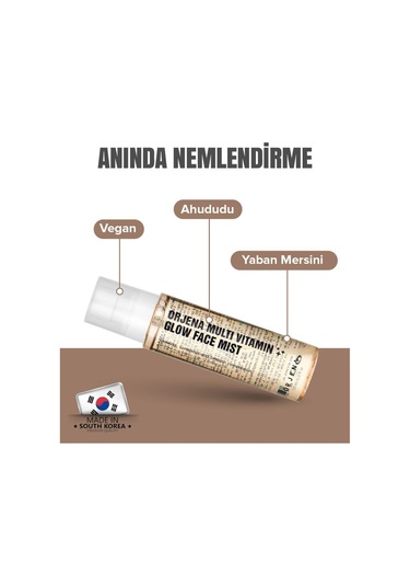 Orjena Multivitamin Glow Vitamin Özlü Yaşlanma Karşıtı Nemlendirici Tonik 125 ML