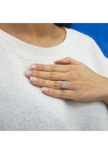 Lova 0,32 Karat Baget Pırlanta Yüzük - 1030295