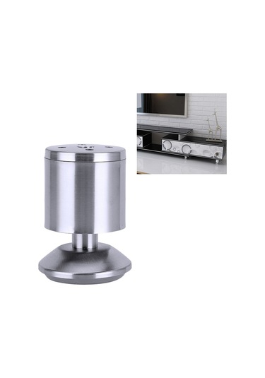 Paslanmaz Çelik Tel Çekme Kalınlaşmış Sütun Kanepe Mobilya Dolabı Ayak, Yükseklik: 80mm Diğer