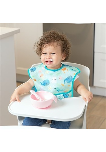 Bumkins Superbib Önlük 3'Lü Paket - Rolling With The Waves Çok Renkli