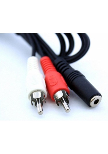 Electroon 2Rca Erkek -3.5Mm Stereo Dişi Aux Kablo 1.5Metre