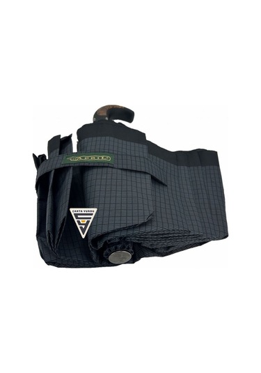 April A-226g A8 Baston Sap 10 Telli Tam Otomatik Şemsiye Siyah