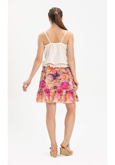 Vual Nesrin Kısa Etek Pembe Pmb