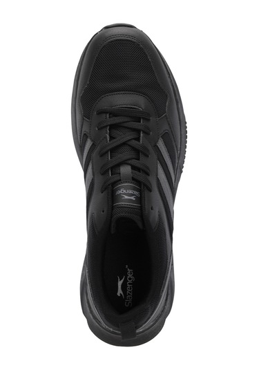 Slazenger IDEAL I Büyük Beden Erkek  Siyah / Koyu Gri Koşu & Yürüyüş Spor Ayakkabısı
