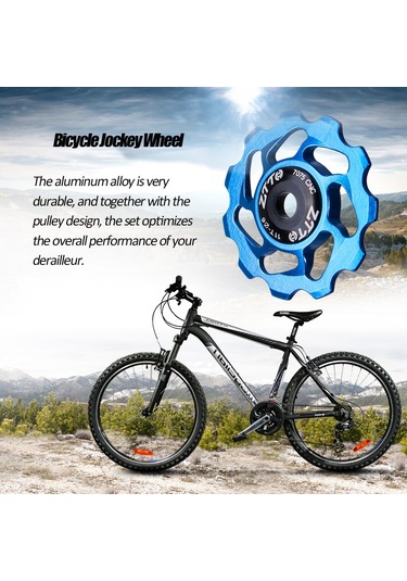 Dianziye Ztto Titan Renkli Alüminyum Bisiklet Arka Vites Güdüm Tekerleği 11t Seramik Balata Düşük Sürtünme Mtb Yüksek Performans