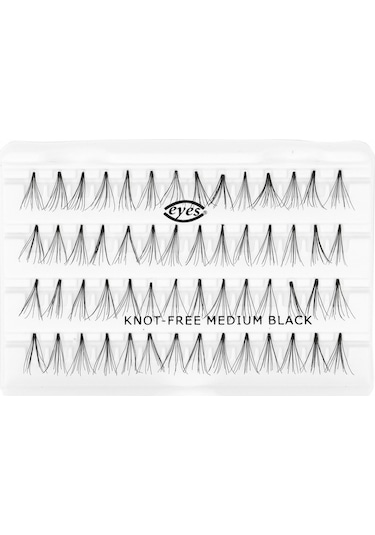 Eyes Tekli Kirpik Topuzsuz Medium Siyah-34