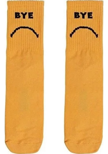 Bad Bear 22.02.04.001-c25 Bye Tall Erkek Çorap Sarı