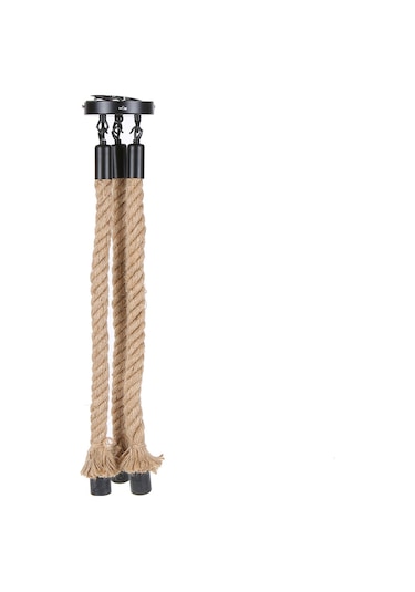 Yaozixa "3'lü E27 Avize - Kenevir İp Askılı Endüstriyel Dekoratif Aydınlatma" Çok Renkli