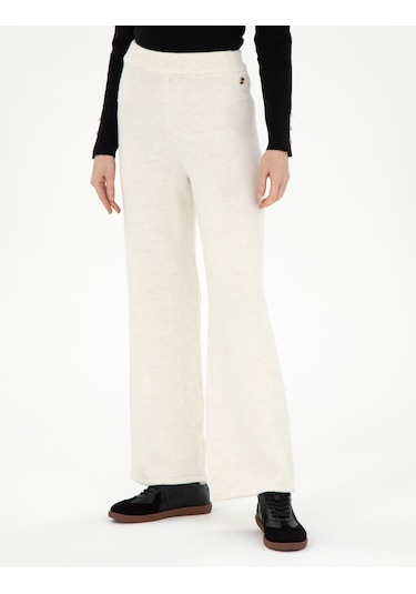 Pierre Cardin Kadın Ekru Pantolon Triko 50296235-vr019 Ekru