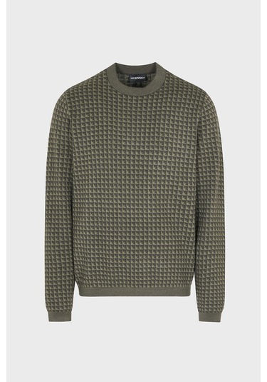 Emporio Armani Erkek Kazak Em001989 Af14199 F8047 Haki Haki