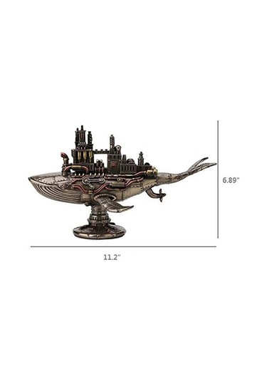 Veronese Design Steampunk Elli İki Hertz Galaktik Uzay Kolonisi Balina