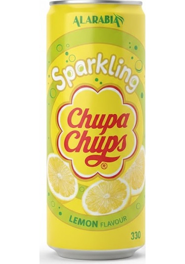 Chupa Chups Sparkling Lemon Flavour - Limon Aromalı Gazlı İçecek 330 Ml