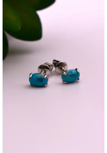 Serebranyj Dom Gümüş Şık Çiviler Doğal Turkuazlı 161729851 Diğer